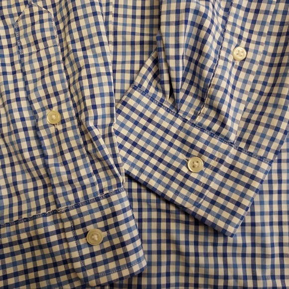 Ralph Lauren Classic Fit Button Down Shirt | Blue & White | XL - Picture 4 of 4